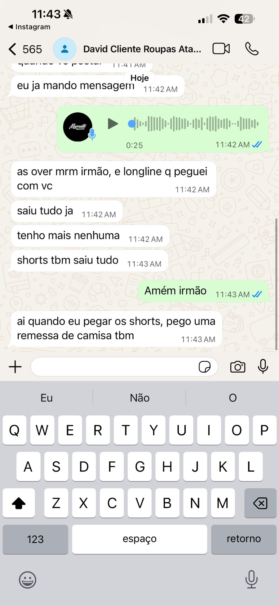 Depoimento de David, cliente lojista USE MARRENTTO